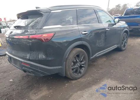 2025 Infiniti Qx60 Luxe Awd z USA, uszkodzony, nr VIN 5N1AL1FS0SC357945